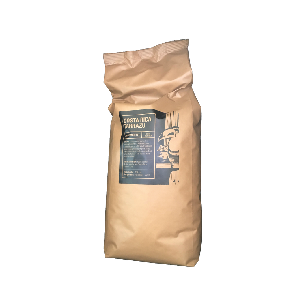 Costa Rica Tarrazu - 1 kg hele bønner