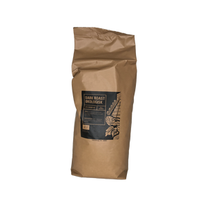 Økologisk Dark Roast (lys espresso) - 1 kg Hele Bønner
