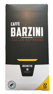 Barzini Ristretto Kapsel - 22 stk pakke