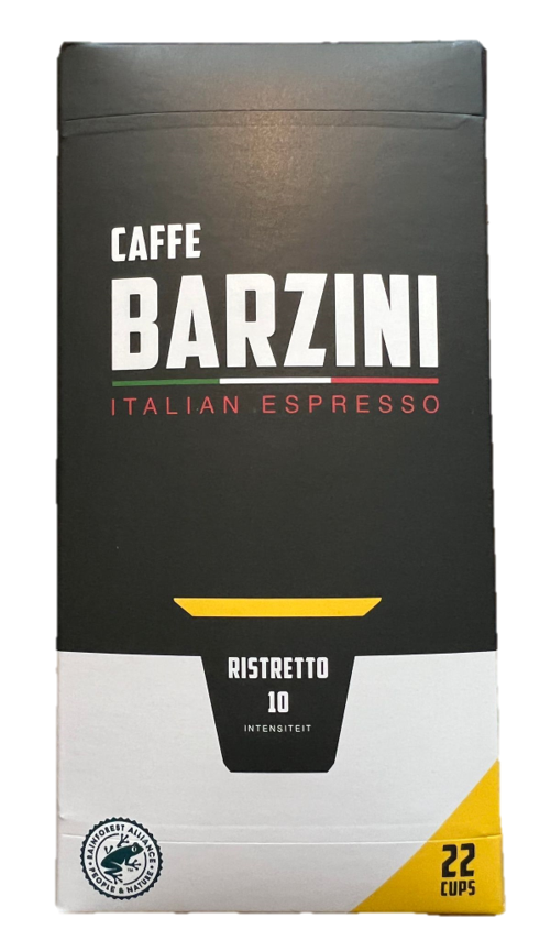 Barzini Ristretto Kapsel - 22 stk pakke